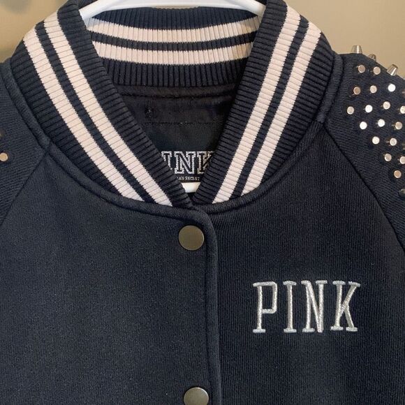 Victorias Secret Studded Letterman Jacket - Picture 1 of 7